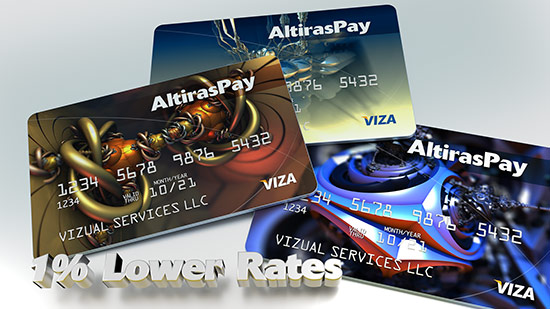 3D Credit Card Solid Models